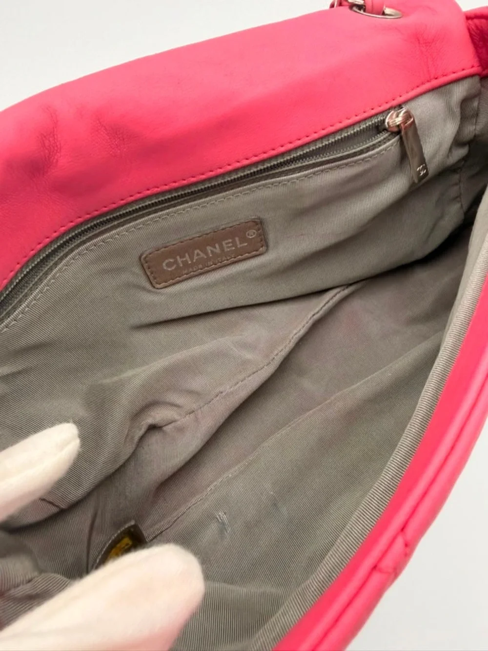 Chanel Bicolor Quilted Flap Bag — Pink/Black Lambskin
